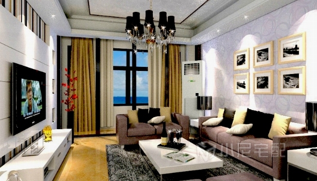 100㎡/兩室兩廳一衛(wèi)/簡(jiǎn)約