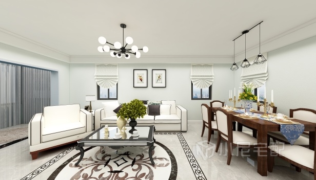 130㎡/三室一廳兩衛(wèi)/現代