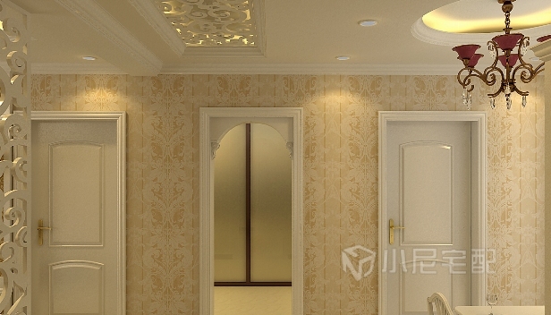 90㎡/兩室兩廳一衛(wèi)/歐式