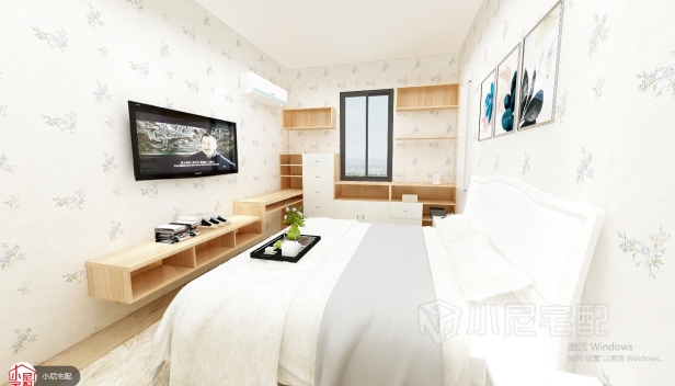 56㎡/一室一廳一衛(wèi)/現(xiàn)代