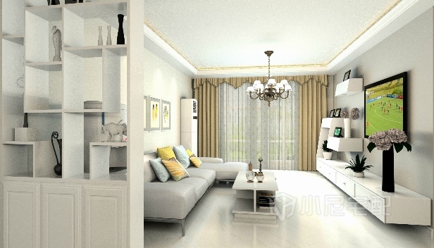 127㎡/三室兩廳兩衛(wèi)/現(xiàn)代