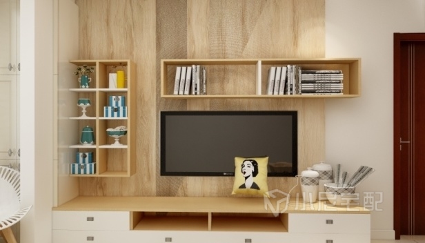 80㎡/兩室一廳一衛(wèi)/簡約