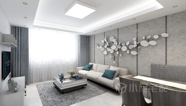 90㎡/三室兩廳一衛(wèi)/現(xiàn)代