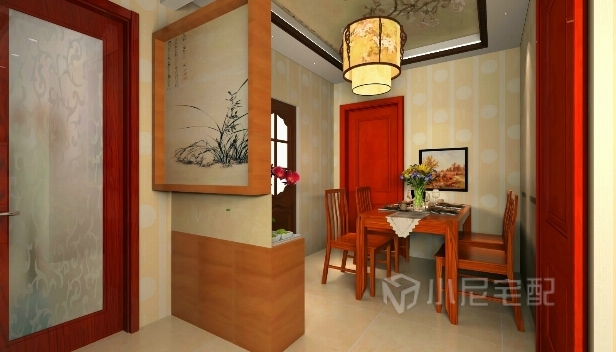 89㎡/兩室一廳一衛(wèi)/中式