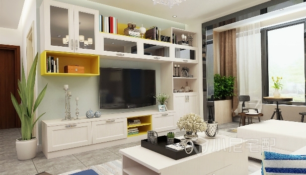 110㎡/兩室一廳兩衛(wèi)/現代