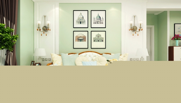 130㎡/三室兩廳一衛(wèi)/田園