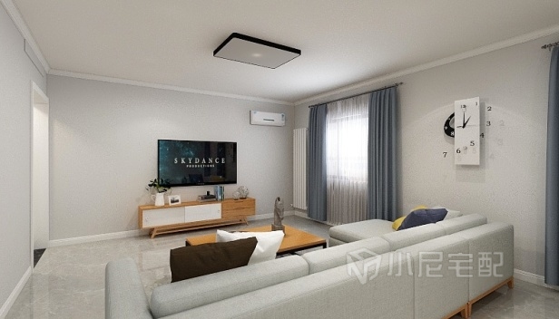 112㎡/三室一廳兩衛(wèi)/簡約