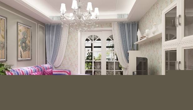 98㎡/三室兩廳一衛(wèi)/田園