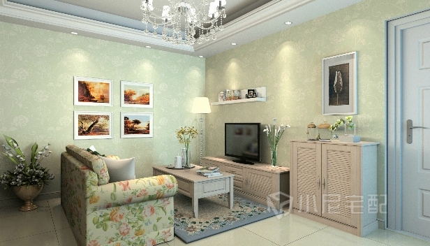 96.8㎡/兩室一廳一衛(wèi)/現(xiàn)代