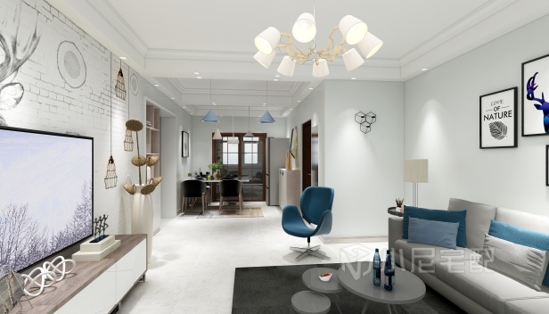 135㎡/兩室兩廳兩衛(wèi)/簡(jiǎn)約