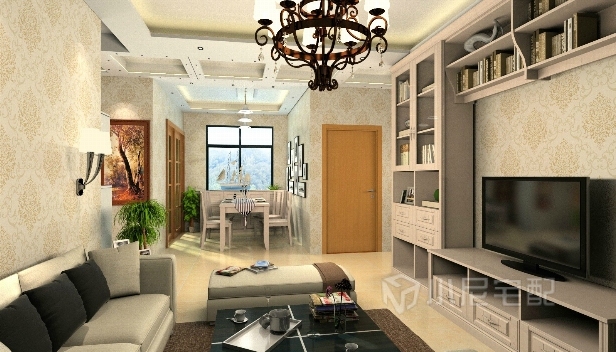 88㎡/兩室兩廳一衛(wèi)/現代