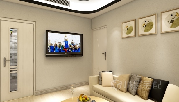 55㎡/兩室一廳一衛(wèi)/現(xiàn)代