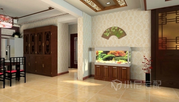 128㎡/三室兩廳兩衛(wèi)/中式