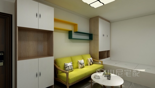 44㎡/一室一廳一衛(wèi)/簡約