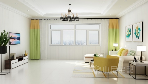 106㎡/兩室一廳一衛(wèi)/現(xiàn)代