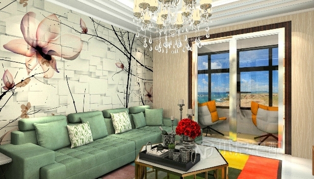 95㎡/兩室兩廳一衛(wèi)/現(xiàn)代