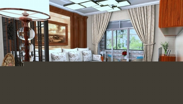 88㎡/三室兩廳兩衛(wèi)/混搭