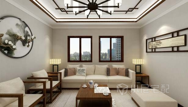 89㎡/三室兩廳一衛(wèi)/中式